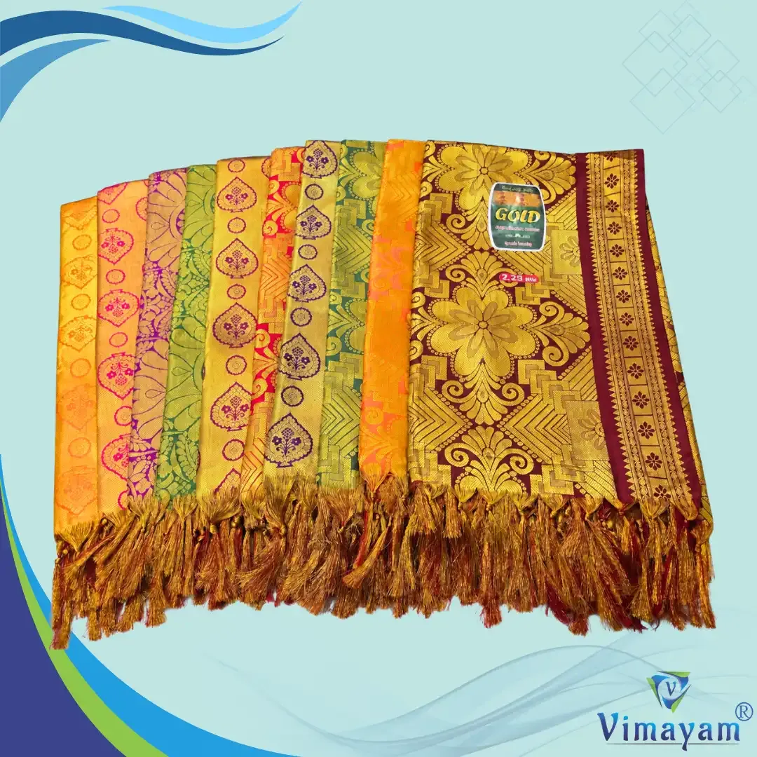 Gold premium quality Ponnadai - Vimayam Dhoties