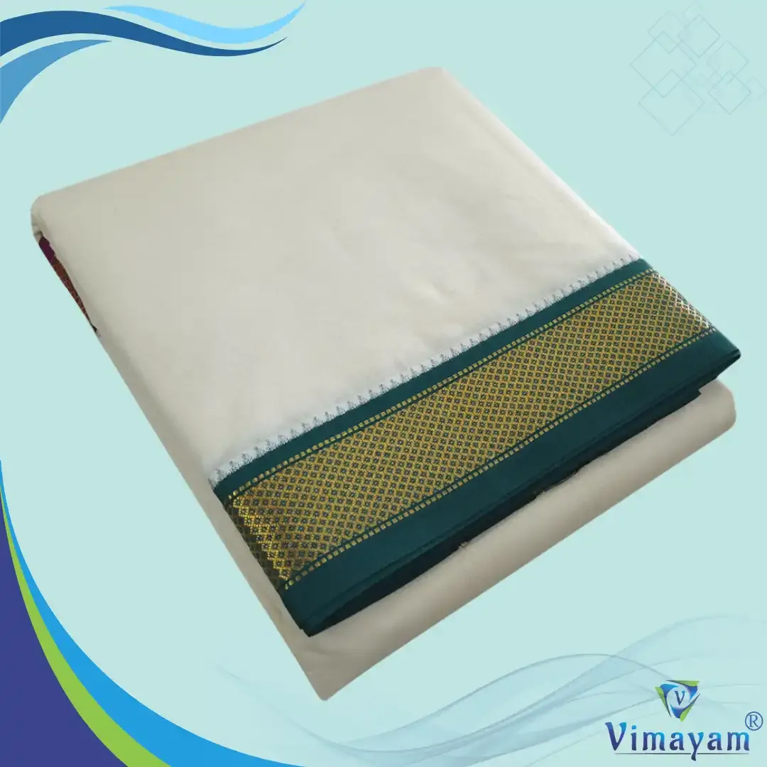 Mayilkan Handloom dhoti 9 Kan - Vimayam Dhoties